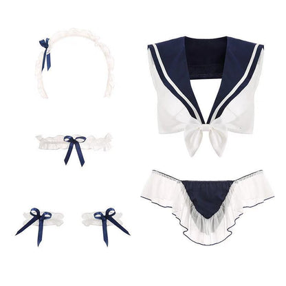 Sexy Red Sailor Cosplay Lingerie