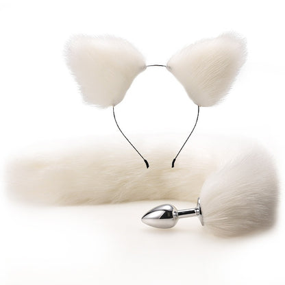 Erotic Fox Tail Anal Plug Set