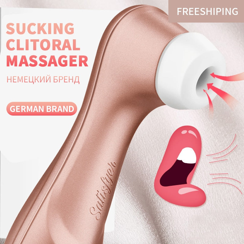 German Satisfyer Pro 2 Vibrator - G-Spot, Clit Stimulation, Nipple Sucker, Erotic Adult Sex Toy