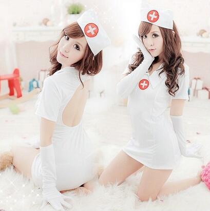 Nurse style dress suit Cosplay Costume Lady Uniform temptation costumes porn Adult