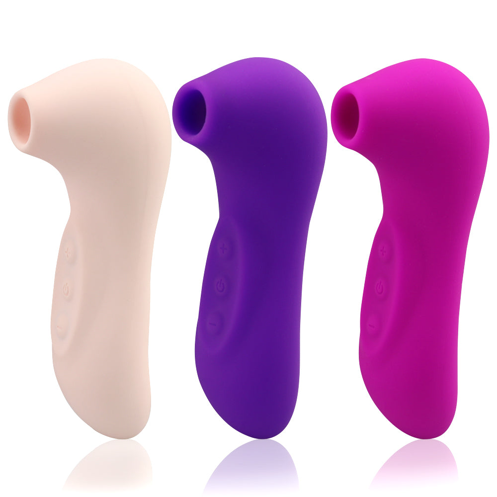 Clit Sucker Vibrator - Tongue, Nipple Sucking, Blowjob, Clitoris Stimulator, Erotic Sex Toys for Women's Masturbation